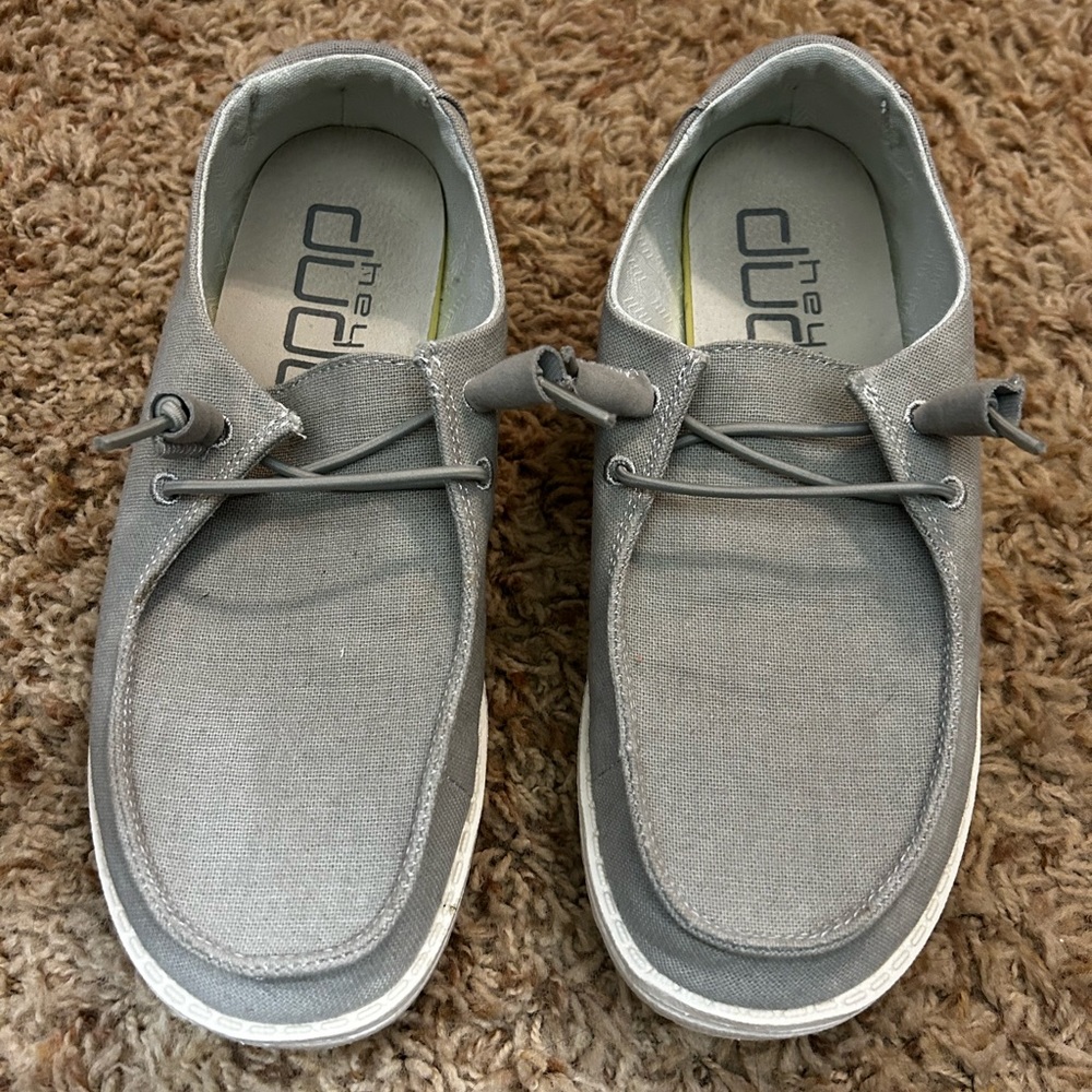 Hey Dudes Grey Size 7